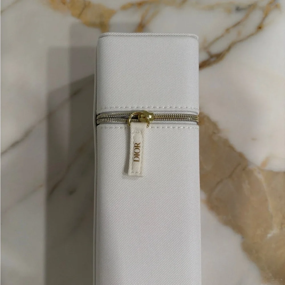 Dior White Travel Makeup Brush Case